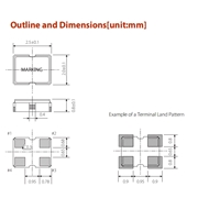 希華晶振,溫度補償晶體振蕩器,STV-2520晶振