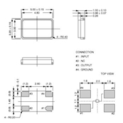Vectron晶振,VXM2晶振,四腳貼片晶振