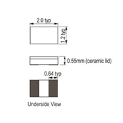 IQD晶振,CX16VTF晶振,32.768kHz-CX16TF-C-SM1-100晶振