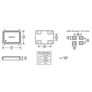 Bomar晶振,B1701-ADDS3-20.000000晶振,VC-TCXO壓控溫補晶振