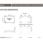FCD-Tech晶振,SX7K晶振,SX7K-33G25E15-32.768kHz晶振